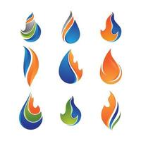 Oil and gas logo images vector