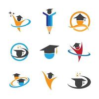 Education logo design vector