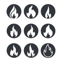 Fire logo images vector