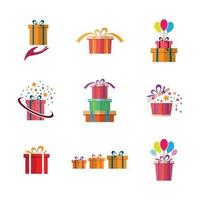 Birthday gifts vector