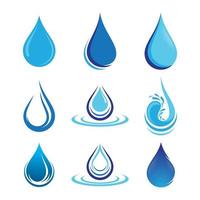 Water drop logo images vector