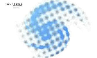 Abstract blue style halftone concept for your graphic design vector