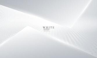 Abstract white background poster with dynamic. technology vector