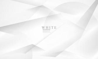 cartel de fondo blanco abstracto con dinámica. red de tecnología vector