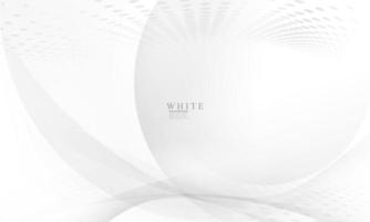 Abstract white background poster with dynamic. vector