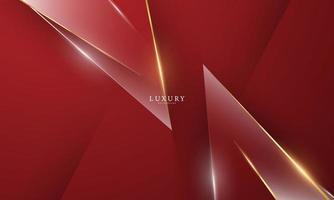 abstract background luxury red gold Modern vector
