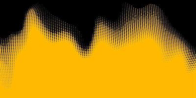 concepto amarillo de semitono de estilo abstracto para su diseño gráfico vector