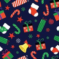 Christmas seamless pattern background design