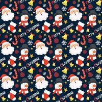 Christmas seamless pattern background design vector