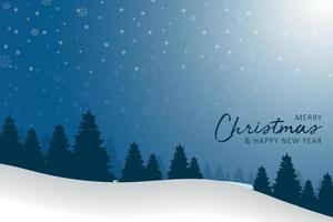 Merry christmas and happy new year background vector