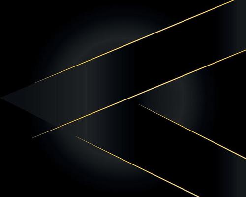 Abstract Luxury background. polygonal pattern. black and gold lines