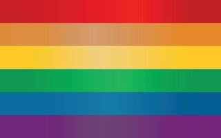 nuevo color degradado de la bandera del arco iris del orgullo de los derechos lgbtq vector