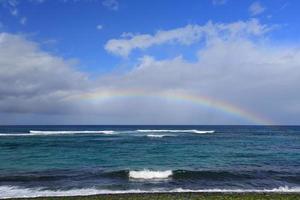 Rainbow at North Shore Hawaii photo