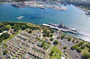 vista aérea de pearl harbour