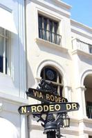 Rodeo Drive Directions Sign photo