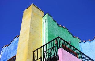 linda casa colorida en los angeles foto