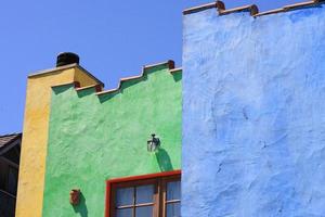 linda casa colorida en los angeles foto