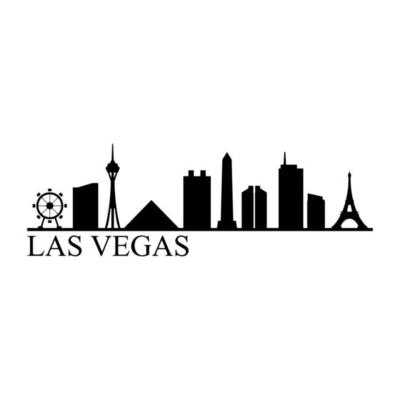 Las Vegas Skyline Vector Art, Icons, and Graphics for Free Download