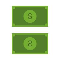 Money Illustrated On White Background vector