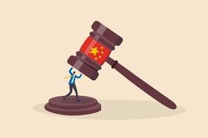 China government regulations to manipulate or control vector