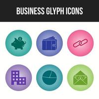 Unique Business vector icon set for commercial use