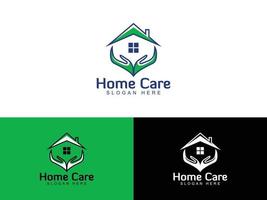 Home Care Logo Design Vector Template