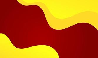 Abstract Yellow Fluid Wave Background vector