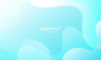 Abstract Blue Fluid Wave Background vector