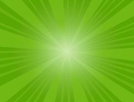 Abstract background in green color with light shining in the middle vector