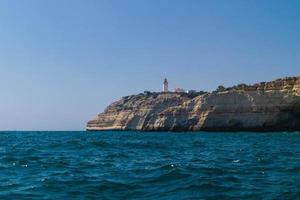 Coastline of Algarve Portugal photo