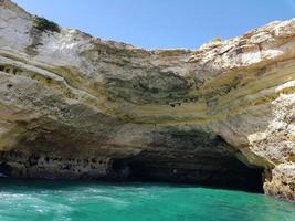 Coastline of Algarve Portugal photo