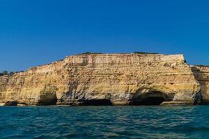Coastline of Algarve Portugal photo