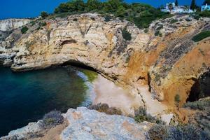 Coastline of Algarve Portugal photo