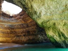 Coastline of Algarve Portugal photo