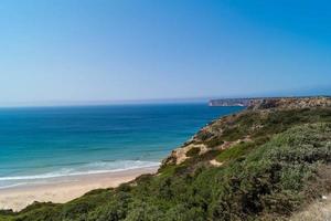 Coastline of Algarve Portugal photo