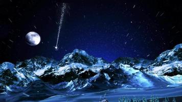 Animazione del concetto di buon natale in 4k con animazione carina video