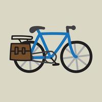 Doodle freehand sketch drawing of a bicycle flat design. vector