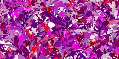 Light Purple, Pink vector texture with random triangles.