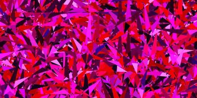 Dark Purple, Pink vector layout with lines, triangles.