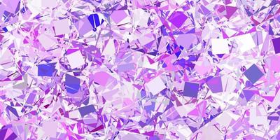 Light Purple vector backdrop with triangles, lines.