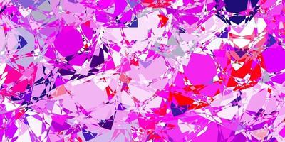 Light Purple, Pink vector backdrop with triangles, lines.