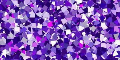 Light blue, red vector template with crystals, triangles.