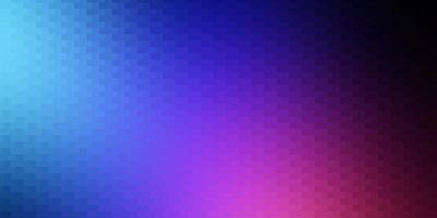 Dark Blue, Red vector background with rectangles.