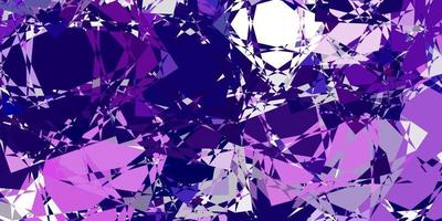 Light Purple vector background with polygonal forms.