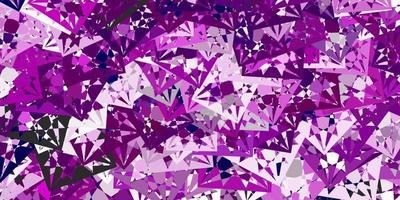 Light Purple vector backdrop with triangles, lines.