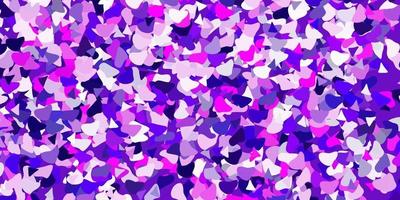 Light purple vector pattern with abstract shapes.