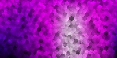 Light pink vector layout with shapes of hexagons.