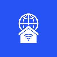 home network icon for web vector