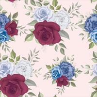 Beautiful floral seamless pattern vector