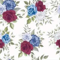 Beautiful floral seamless pattern vector